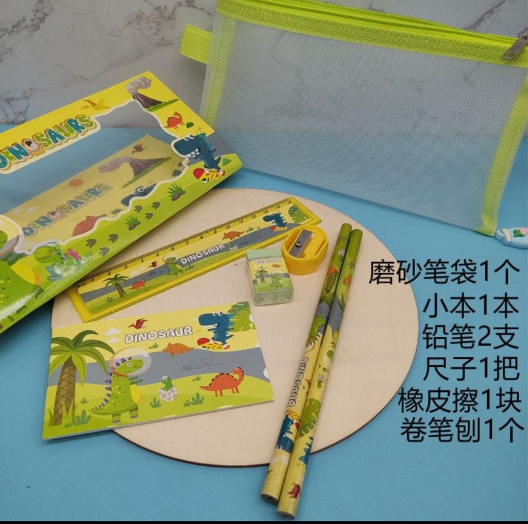 Pencil Pouch with Pencil, Eraser, Sharpener, Ruler 11