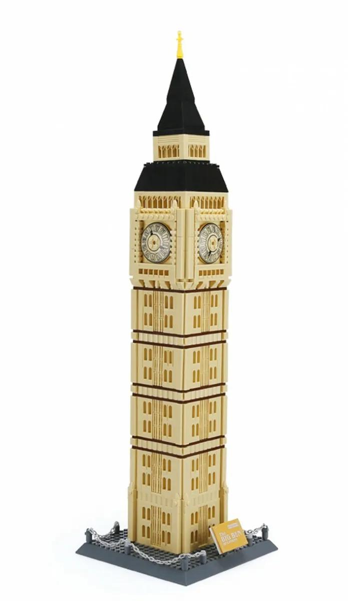 Big Ben Clock Tower Building Blocks London Architecture | 1879PCS-LXA445 2