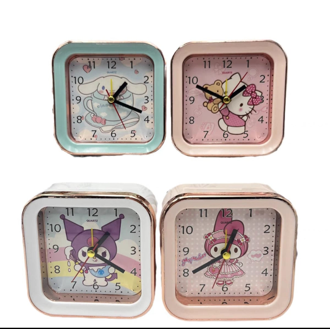Hello Kitty, Kuromi Alarm Clock- Mixed Color-HY2208-2209A 2