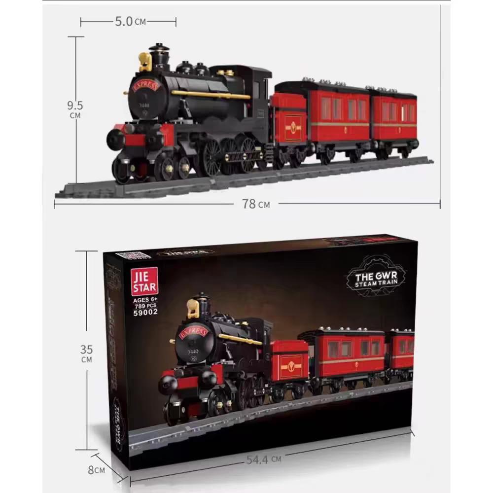 The GWR Steam Train Model Building Block Set | 789pcs- JieStar59002 5
