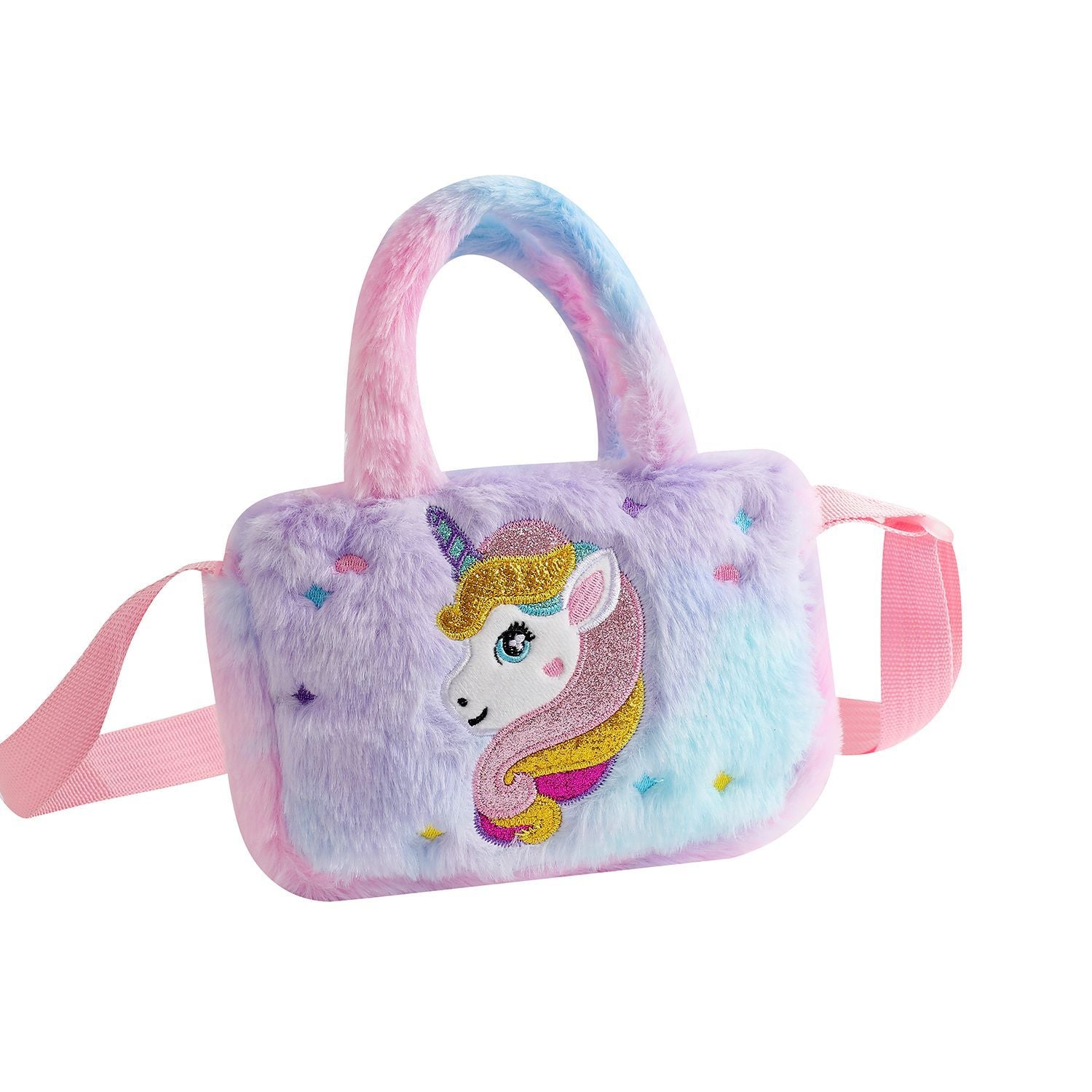 Unicorn Fluffy Bag Mixed Color- 11393 8