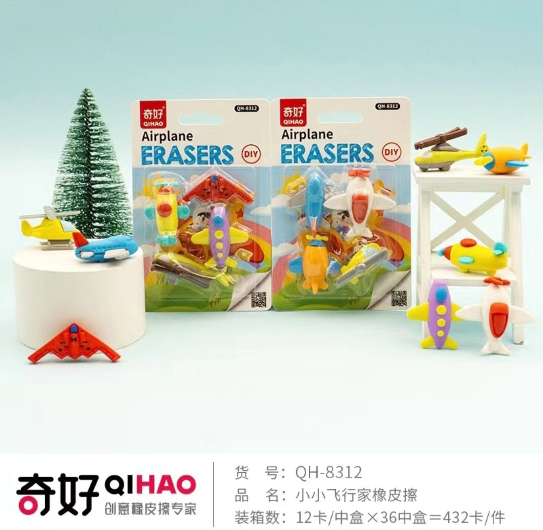 Character Eraser- 4 pcs Blister Pack- 12 Pcs/box 7