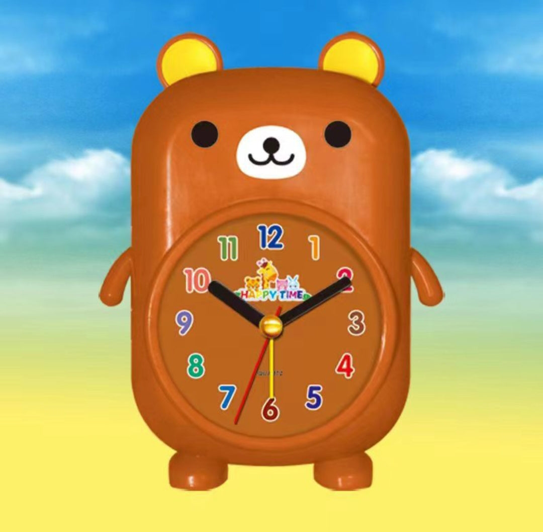 Cartoon Alarm Clock- Mixed color- HY2072 HY2074-6 3
