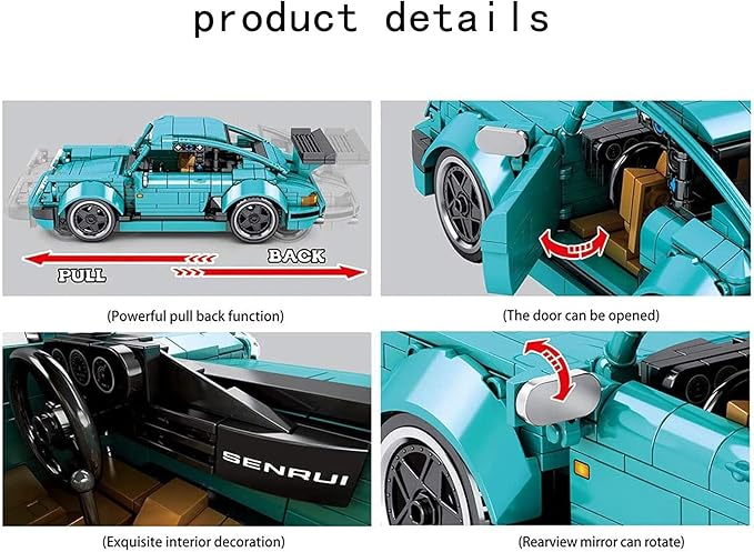 Porsche Supercar Building Blocks | 717PCS- SY8310 2