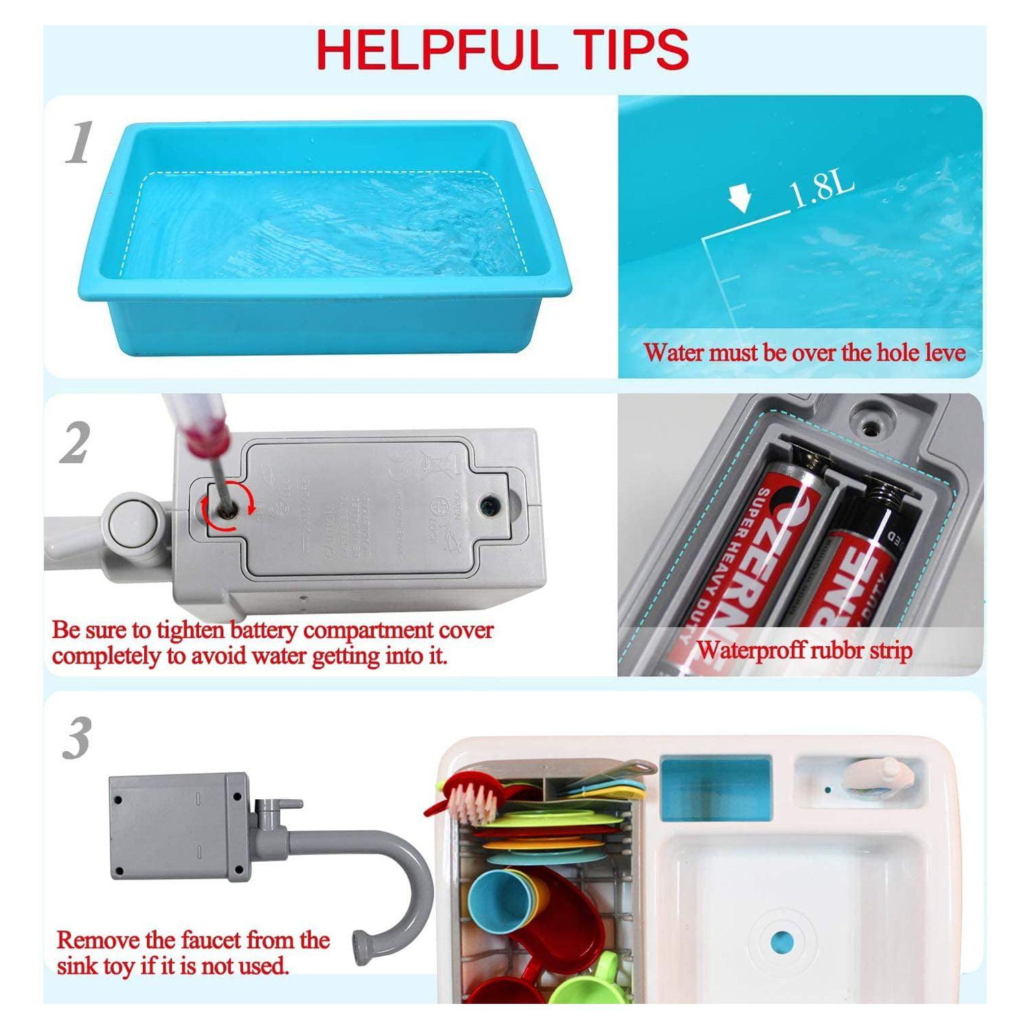 Frozen Children Kitchen Dish Washing Sink Set- 553-369 7