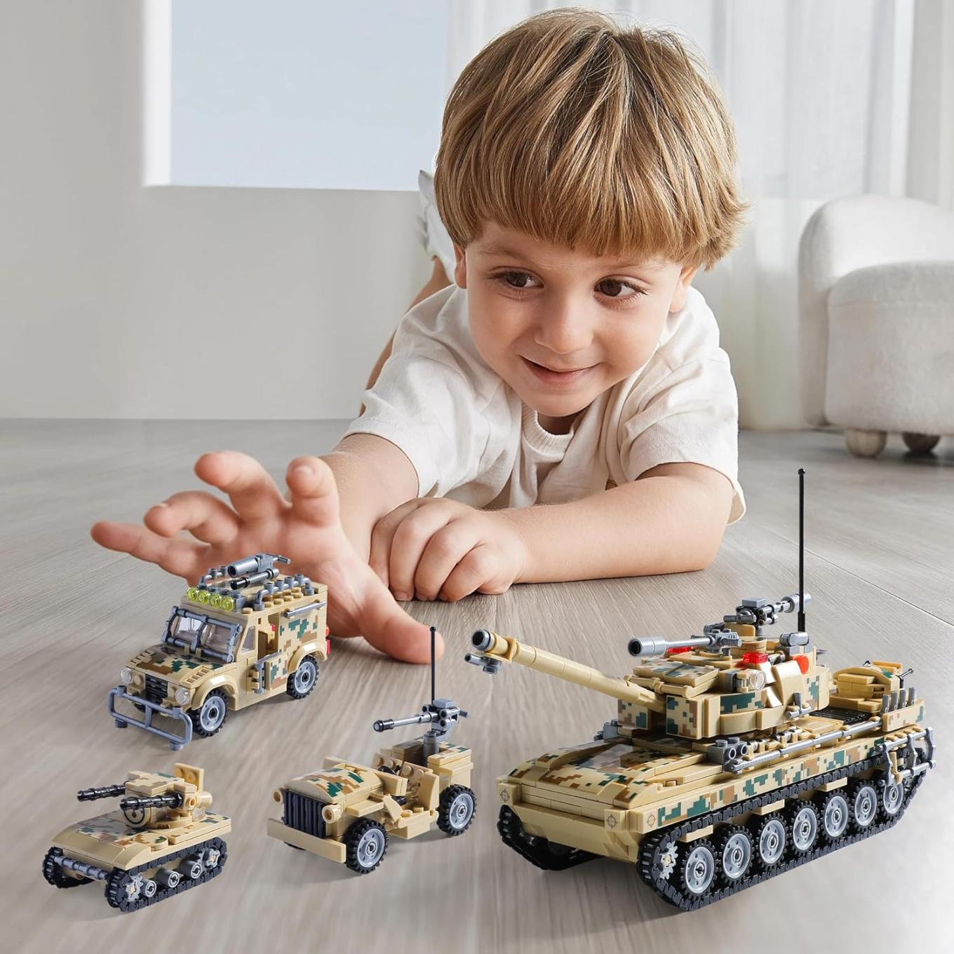 10in1 Tank Building Blocks Set | 934 pcs- RB22007 2