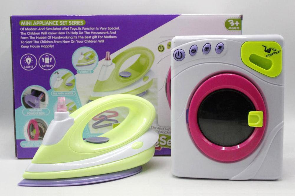 Toy Mini Appliances Set Washing Machine & Iron-6999
