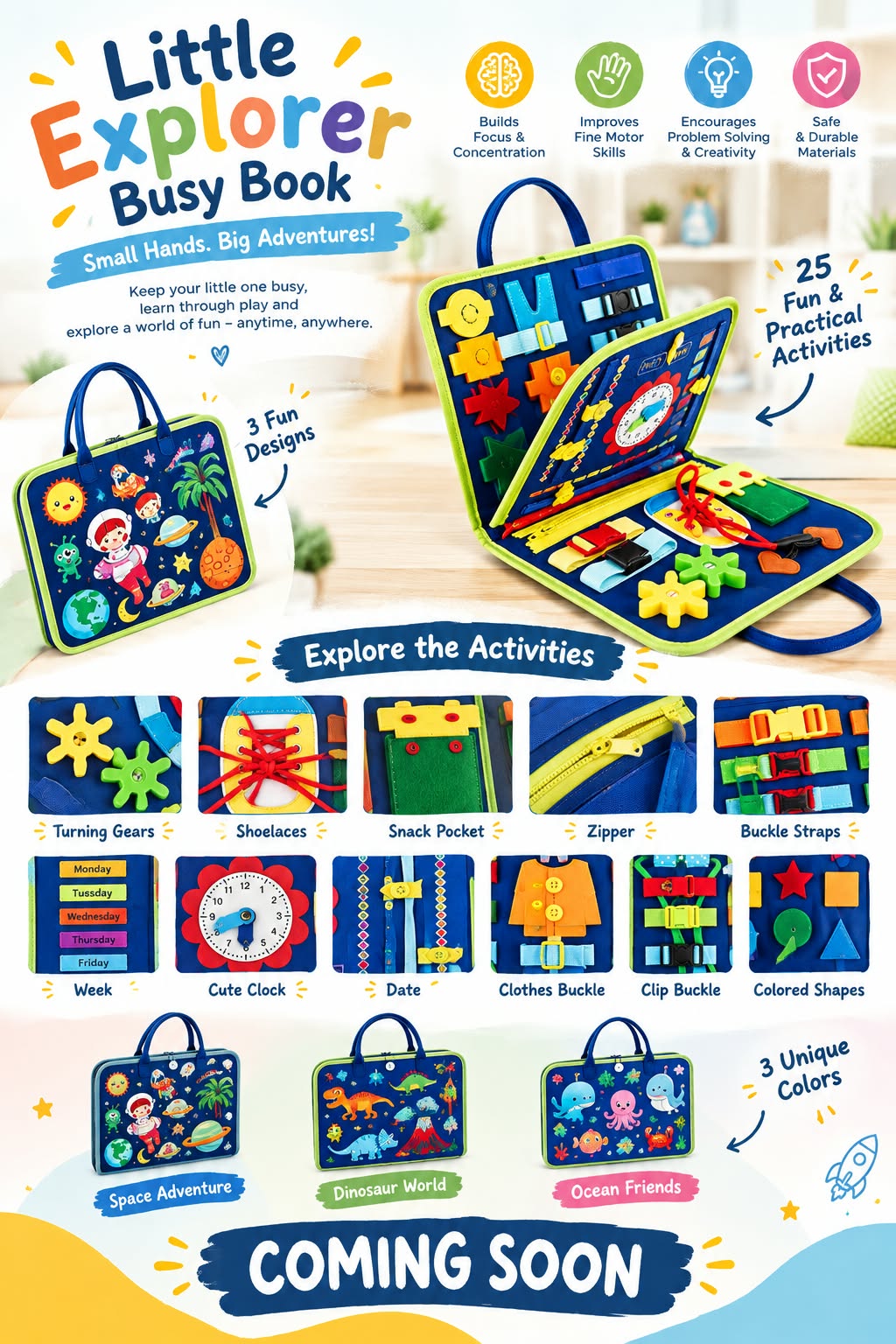 Little Explorer Busy Book 4